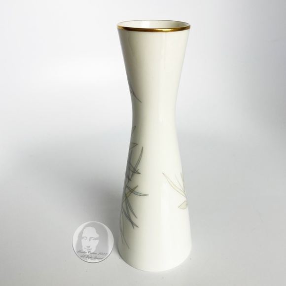 Rosenthal Bud Vase Home Decor Mod Grasses Leaves 60s Mid Century Modern MCM - Picture 6 of 11